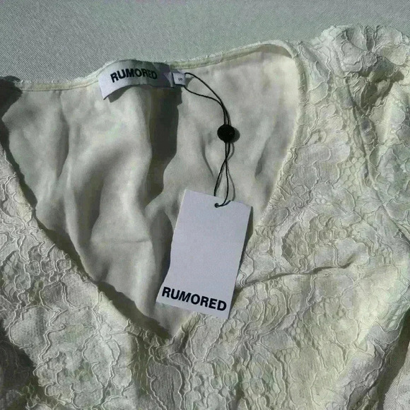 NWT Rumored Dakota Maxi Mini Dress Lace Short Sleeve Size S - Picture 4 of 5